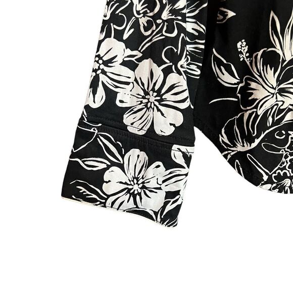 Bianca Nygard floral snap button shirt. Size 4P - Picture 6 of 9